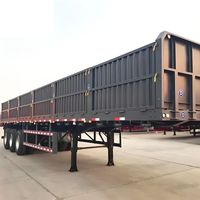 Semi-remorque cargo &agrave; paroi lat&eacute;rale